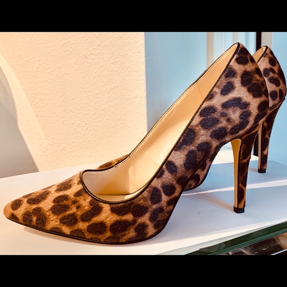 Nine West Leopard Animal Print Heels BRAND NEW